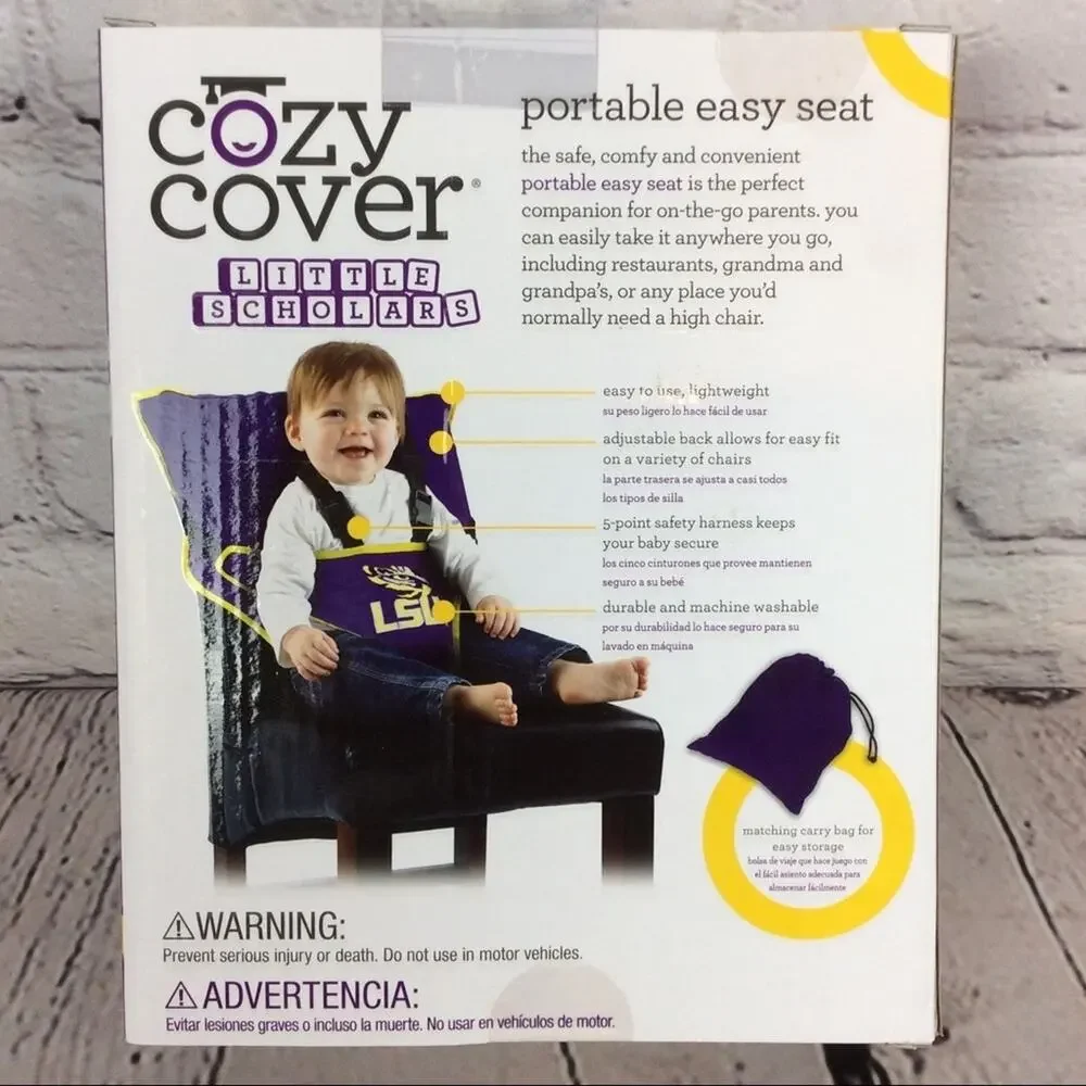 🐯NCAA LSU Tigers Cozy Cover Portable Easy Seat